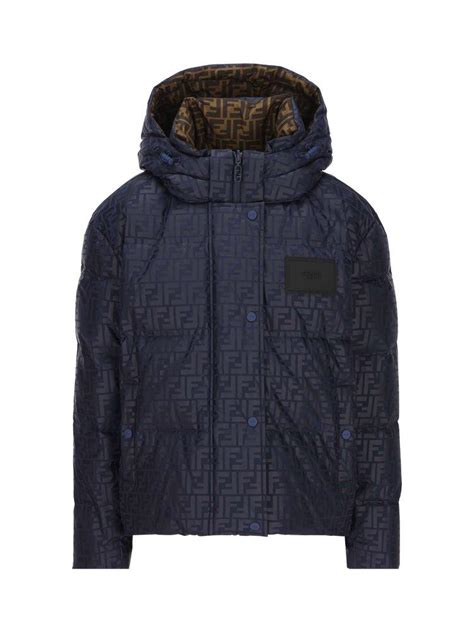 fendi coat blue|Fendi puffer jacket cost.